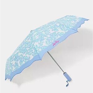 NWT Lilly Pulitzer Jacaranda Blue ‘Simply the Zest’ Travel Umbrella